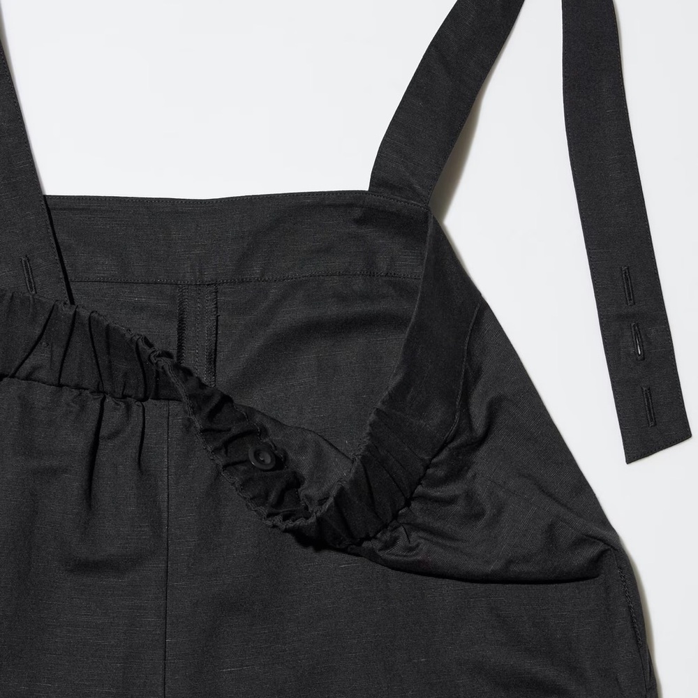 Uniqlo Black linen Jumpsuit - Picture 3 of 10